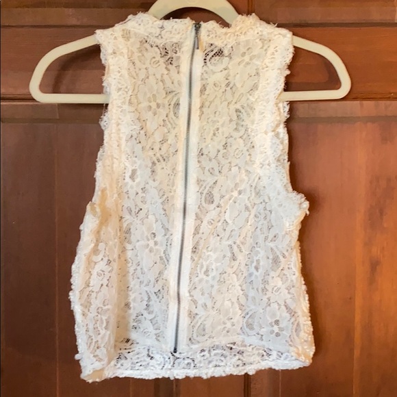 White Lace Zara Top - Picture 5 of 7